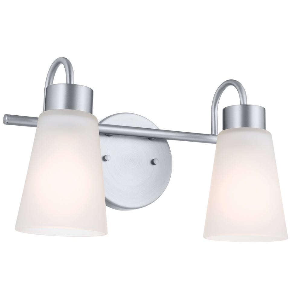 Kichler Canada - Two Light Bath - Erma - Brushed Nickel- Union Lighting Luminaires Decor