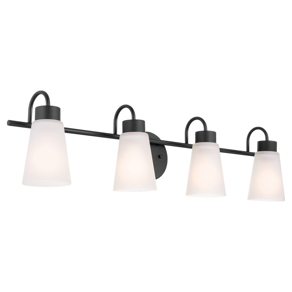 Kichler Canada - Four Light Bath - Erma - Black- Union Lighting Luminaires Decor