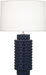 Robert Abbey - One Light Table Lamp - Dolly - Matte Midnight Blue Glazed Textured Ceramic- Union Lighting Luminaires Decor