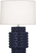 Robert Abbey - One Light Accent Lamp - Dolly - Matte Midnight Blue Glazed Textured Ceramic- Union Lighting Luminaires Decor