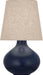 Robert Abbey - One Light Table Lamp - June - Matte Midnight Blue Glazed Ceramic- Union Lighting Luminaires Decor