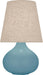 Robert Abbey - One Light Accent Lamp - June - Matte Steel Blue Glazed Ceramic- Union Lighting Luminaires Decor