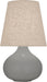 Robert Abbey - One Light Accent Lamp - June - Matte Smoky Taupe Glazed Ceramic- Union Lighting Luminaires Decor