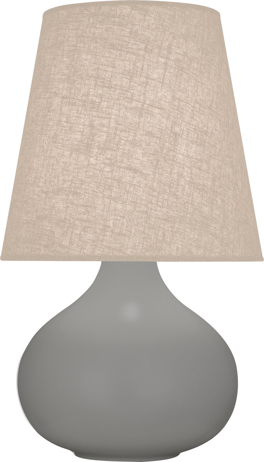 Robert Abbey - One Light Accent Lamp - June - Matte Smoky Taupe Glazed Ceramic- Union Lighting Luminaires Decor