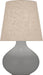 Robert Abbey - One Light Table Lamp - June - Matte Smoky Taupe Glazed Ceramic- Union Lighting Luminaires Decor