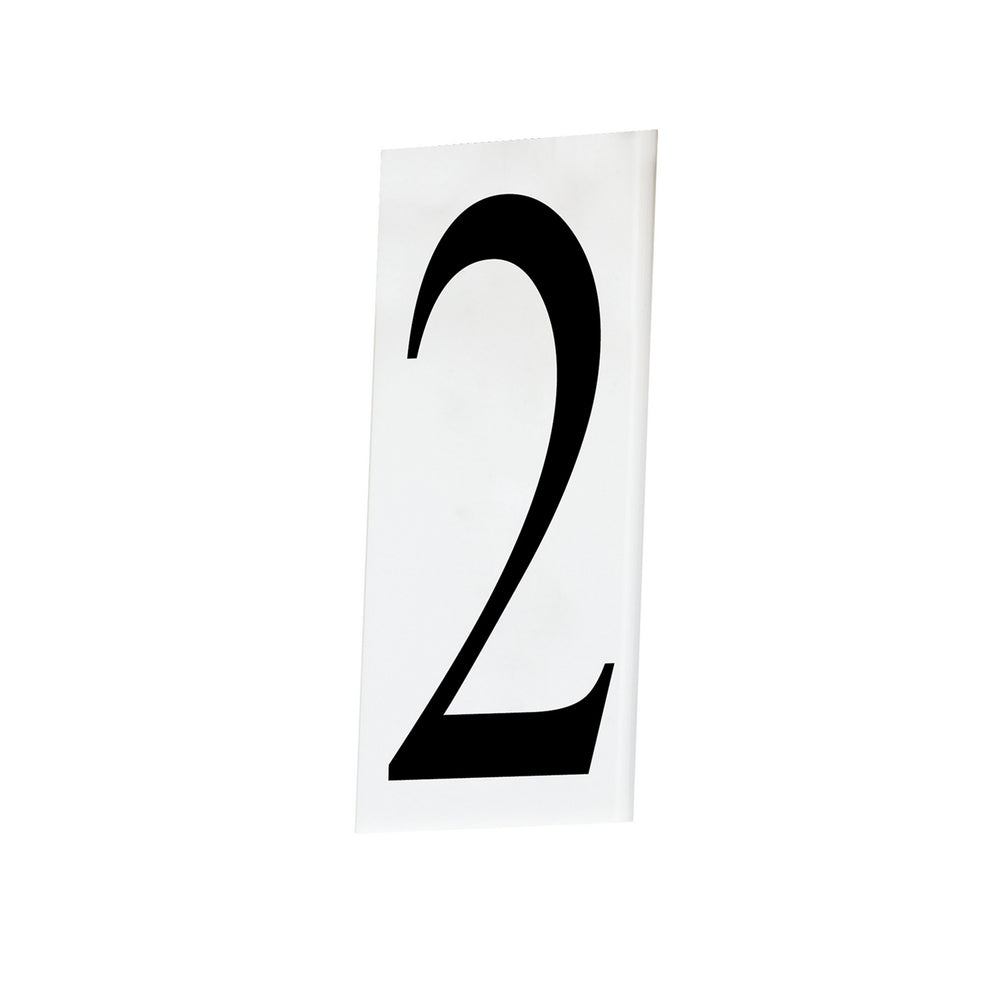 Maxim - House Number 2 - Address - White- Union Lighting Luminaires Decor