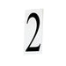 Maxim - House Number 2 - Address - White- Union Lighting Luminaires Decor