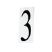 Maxim - House Number 3 - Address - White- Union Lighting Luminaires Decor