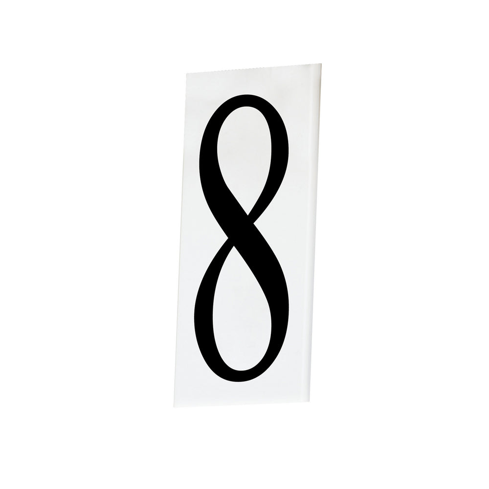 Maxim - House Number 8 - Address - White- Union Lighting Luminaires Decor