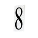 Maxim - House Number 8 - Address - White- Union Lighting Luminaires Decor