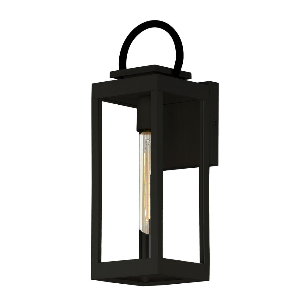 Maxim - One Light Outdoor Wall Sconce - Nassau Vivex - Black- Union Lighting Luminaires Decor