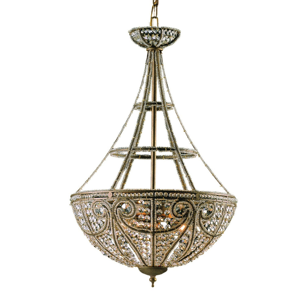 ELK Home - Four Light Pendant - Elizabethan - Dark Bronze- Union Lighting Luminaires Decor