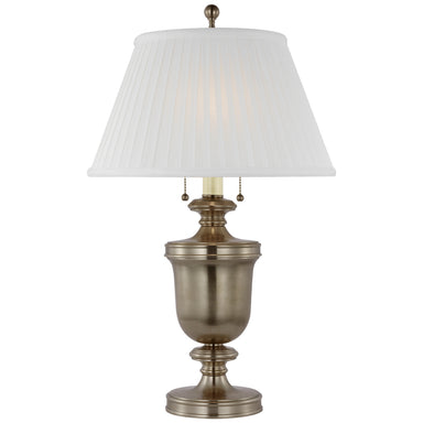 Visual Comfort Signature Canada - Two Light Table Lamp - Classical Urn - Antique Nickel- Union Lighting Luminaires Decor