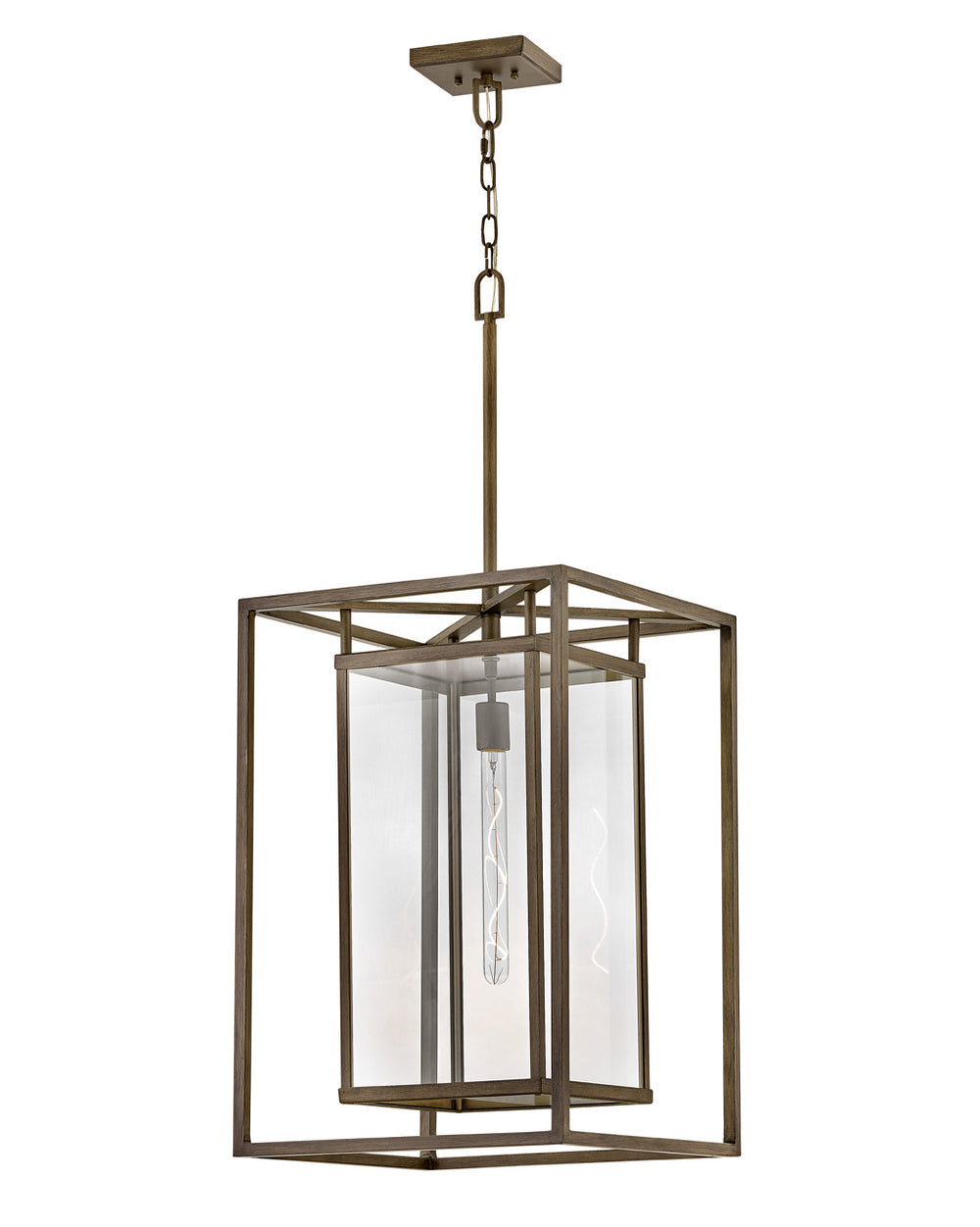 Hinkley Canada - LED Hanging Lantern - Max - Burnished Bronze- Union Lighting Luminaires Decor