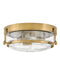 Hinkley Canada - LED Flush Mount - Harper - Heritage Brass- Union Lighting Luminaires Decor