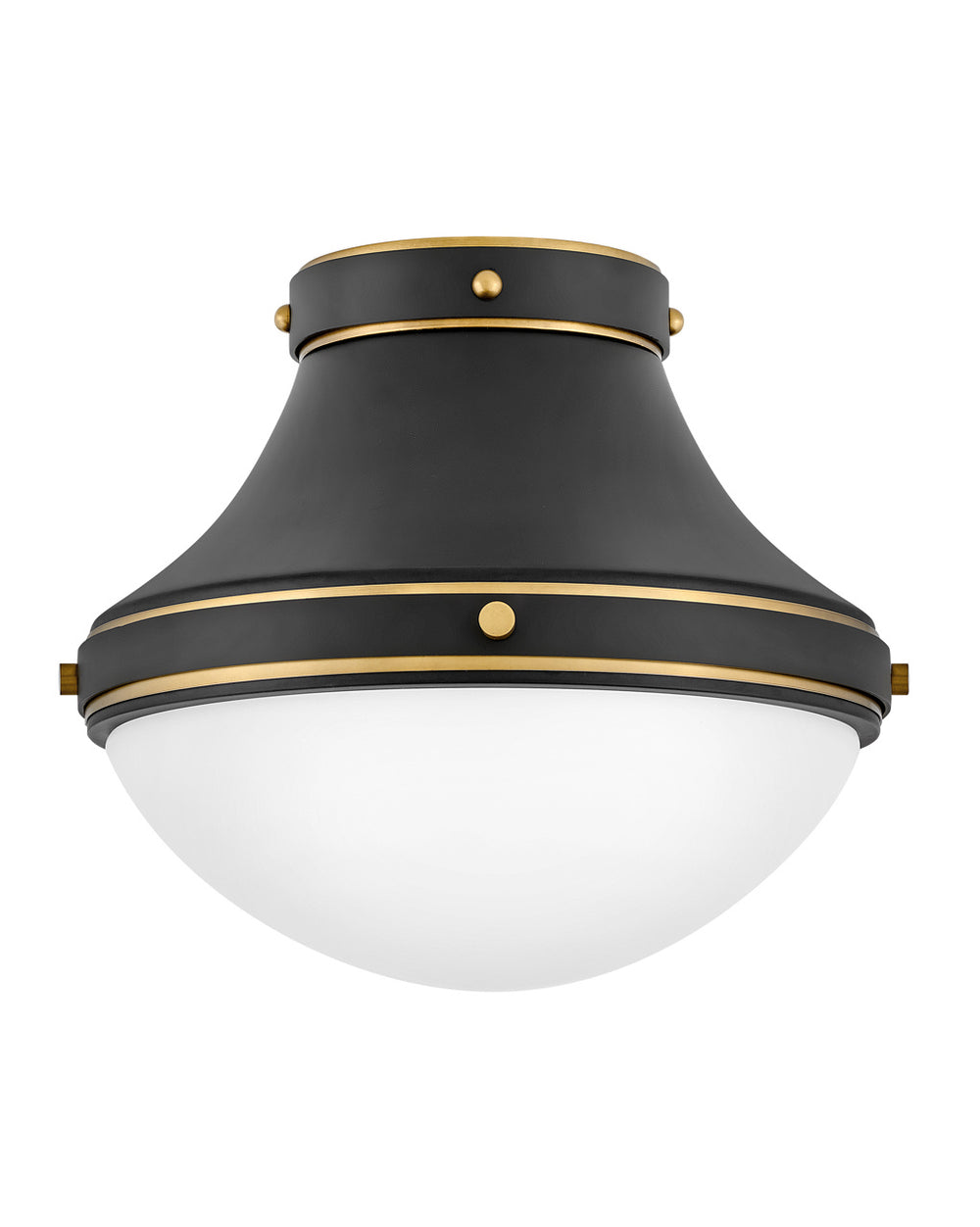 Hinkley Canada - LED Flush Mount - Oliver - Black- Union Lighting Luminaires Decor