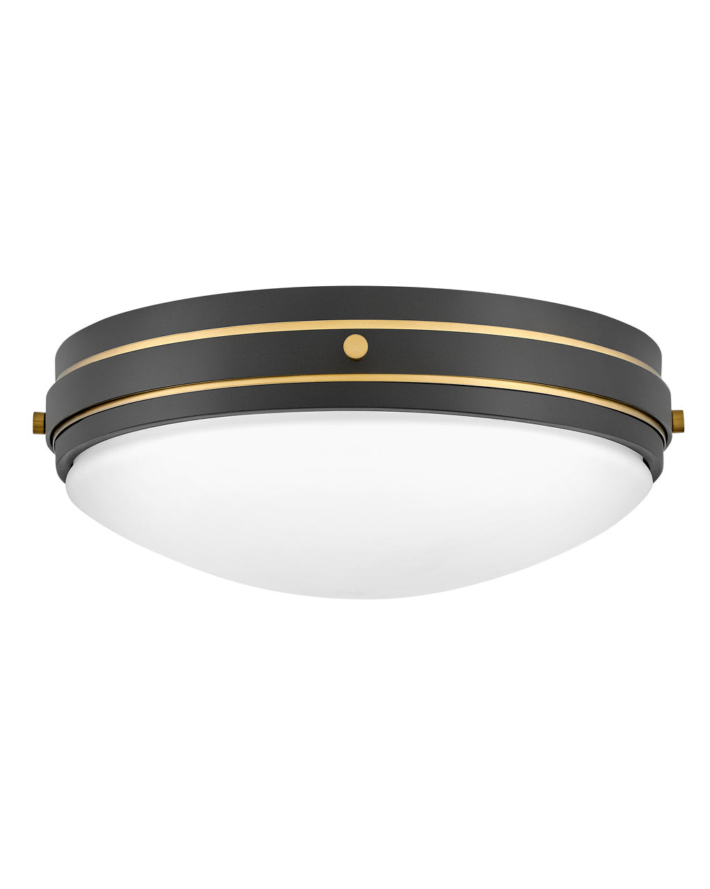 Hinkley Cambridge 3-Light Flush Mount Ceiling Light In Burnished Brass