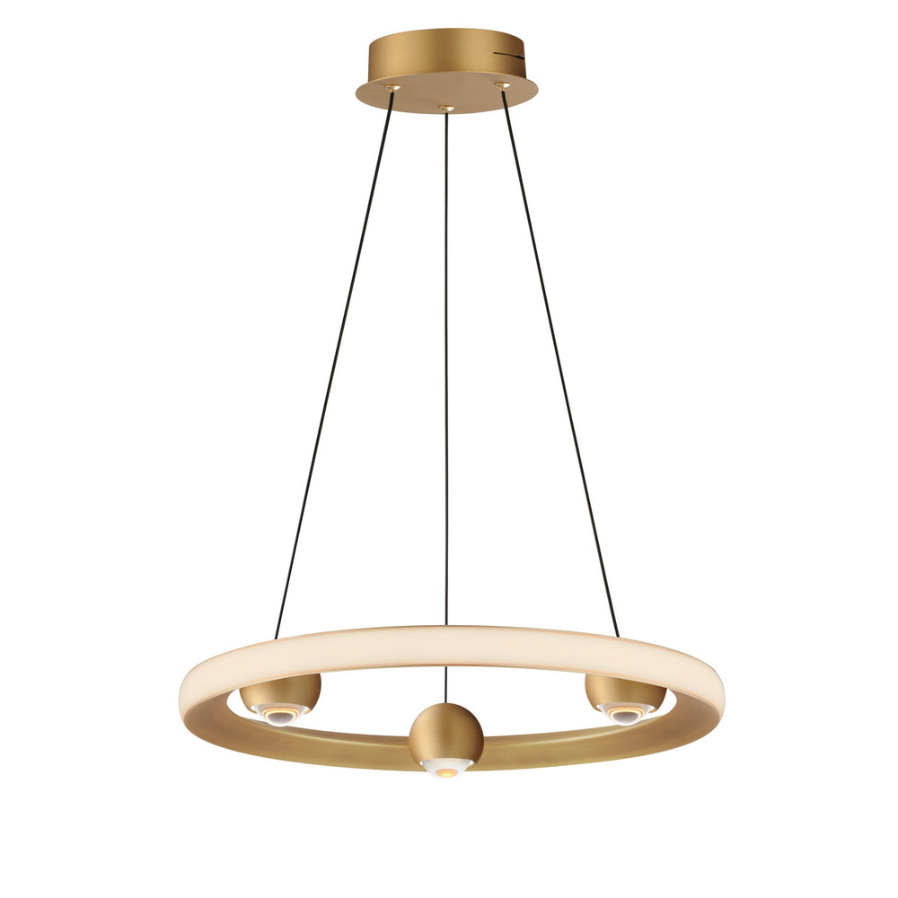 ET2 - LED Pendant - Nodes - Gold- Union Lighting Luminaires Decor