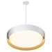 ET2 - LED Pendant - Echo - White/Gold- Union Lighting Luminaires Decor