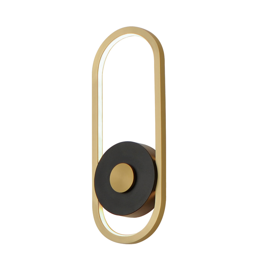ET2 - LED Outdoor Wall Sconce - Gravity - Black / Gold- Union Lighting Luminaires Decor