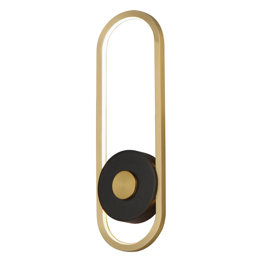 ET2 - LED Outdoor Wall Sconce - Gravity - Black / Gold- Union Lighting Luminaires Decor