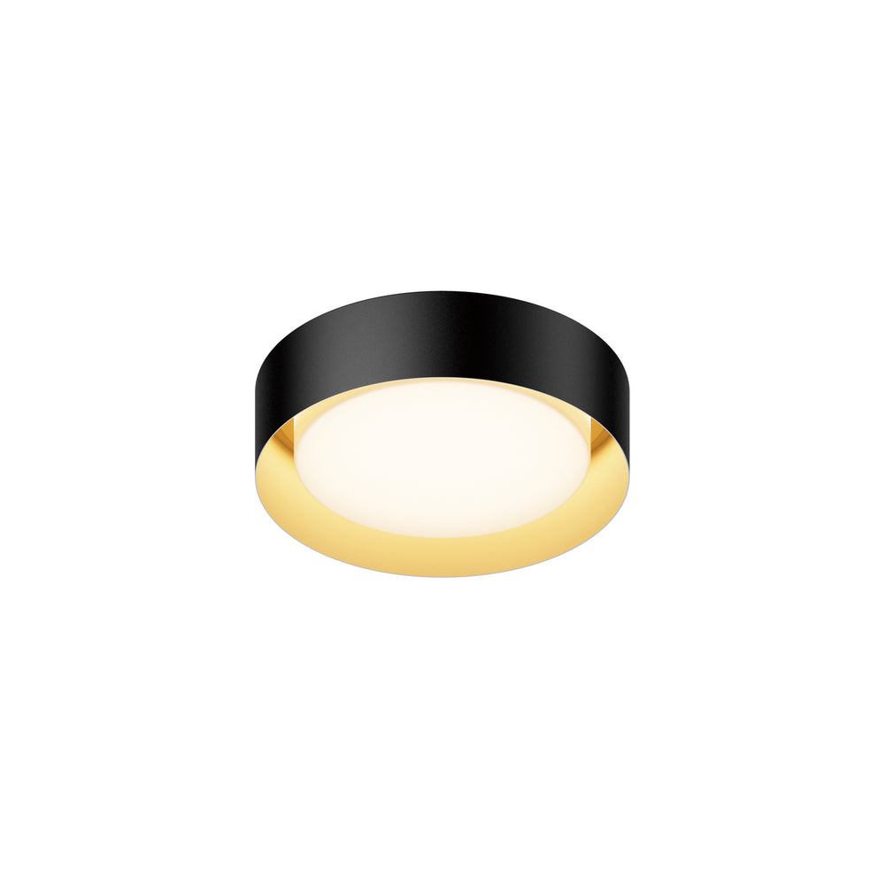 ET2 - LED Flush Mount - Echo - Black / Gold- Union Lighting Luminaires Decor