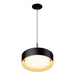 ET2 - LED Pendant - Echo - Black / Gold- Union Lighting Luminaires Decor