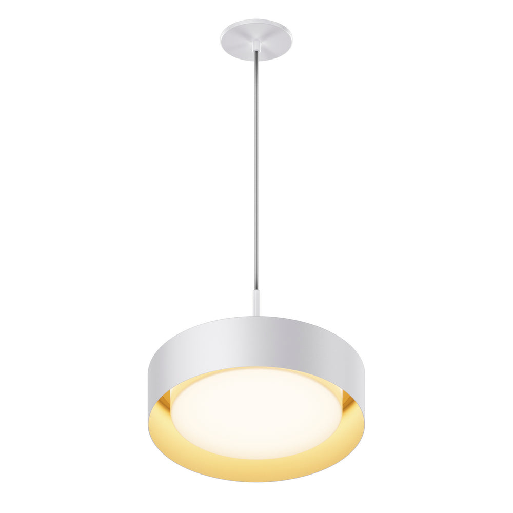 ET2 - LED Pendant - Echo - White/Gold- Union Lighting Luminaires Decor