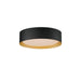 ET2 - LED Flush Mount - Echo - Black / Gold- Union Lighting Luminaires Decor