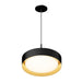 ET2 - LED Pendant - Echo - Black / Gold- Union Lighting Luminaires Decor