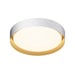ET2 - LED Flush Mount - Echo - White/Gold- Union Lighting Luminaires Decor