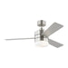 "Generation Lighting Canada. - 44"Ceiling Fan - Era - Brushed Steel- Union Lighting Luminaires Decor"