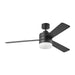 "Generation Lighting Canada. - 52"Ceiling Fan - Era - Midnight Black- Union Lighting Luminaires Decor"