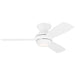 Visual Comfort Fan Canada - 44" Ceiling Fan - Ikon - Matte White- Union Lighting Luminaires Decor