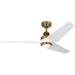 Visual Comfort Fan Canada - 52" Ceiling Fan - Ruhlmann - Hand Rubbed Antique Brass- Union Lighting Luminaires Decor