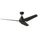 Visual Comfort Fan Canada - 52" Ceiling Fan - Ruhlmann - Midnight Black- Union Lighting Luminaires Decor
