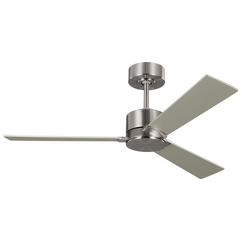 Visual Comfort Fan Canada - 44" Ceiling Fan - Rozzen - Brushed Steel- Union Lighting Luminaires Decor