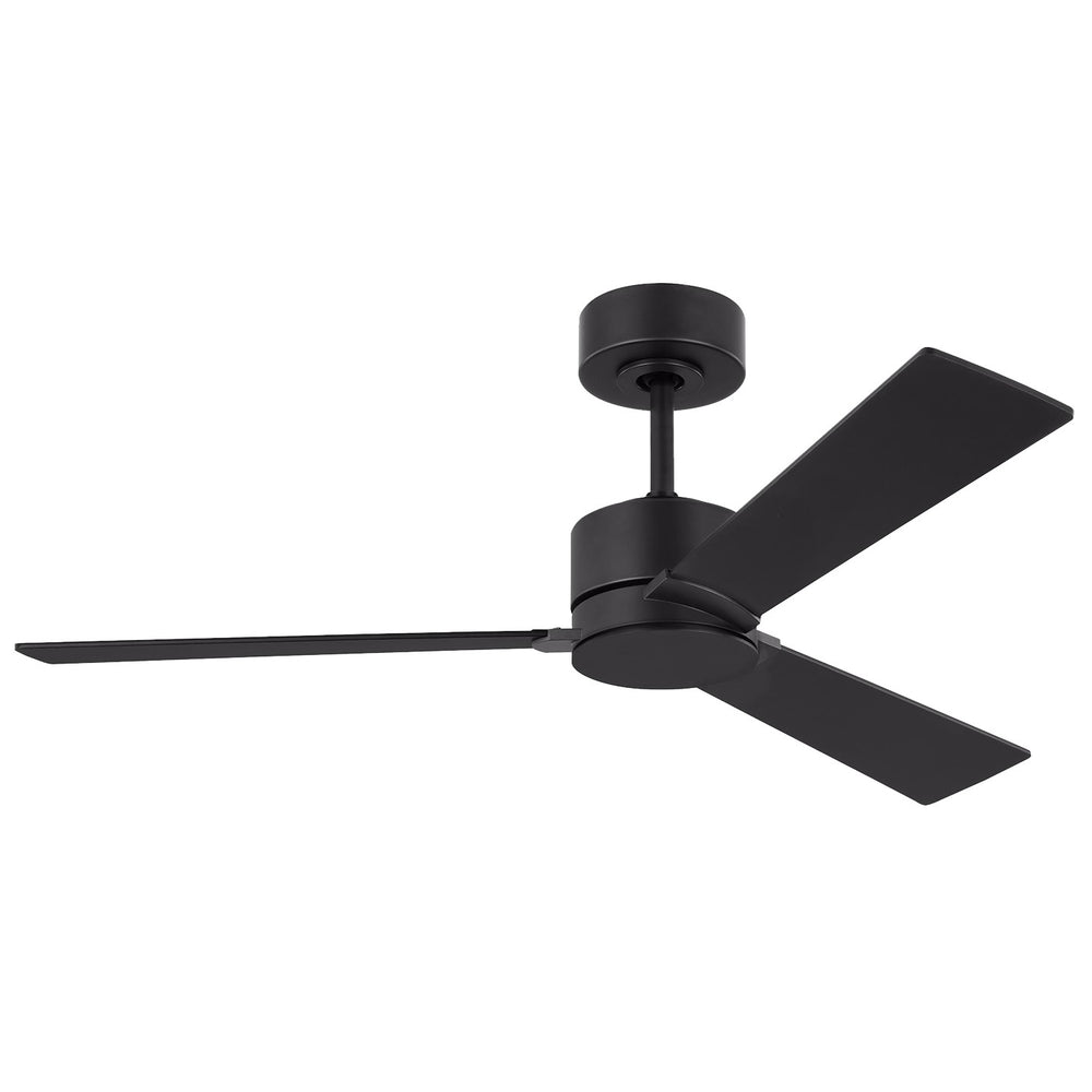 Visual Comfort Fan Canada - 44" Ceiling Fan - Rozzen - Midnight Black- Union Lighting Luminaires Decor