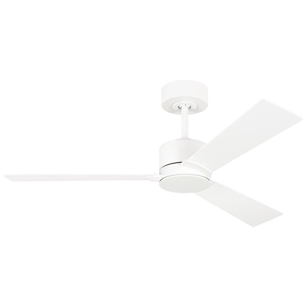 Visual Comfort Fan Canada - 44" Ceiling Fan - Rozzen - Matte White- Union Lighting Luminaires Decor