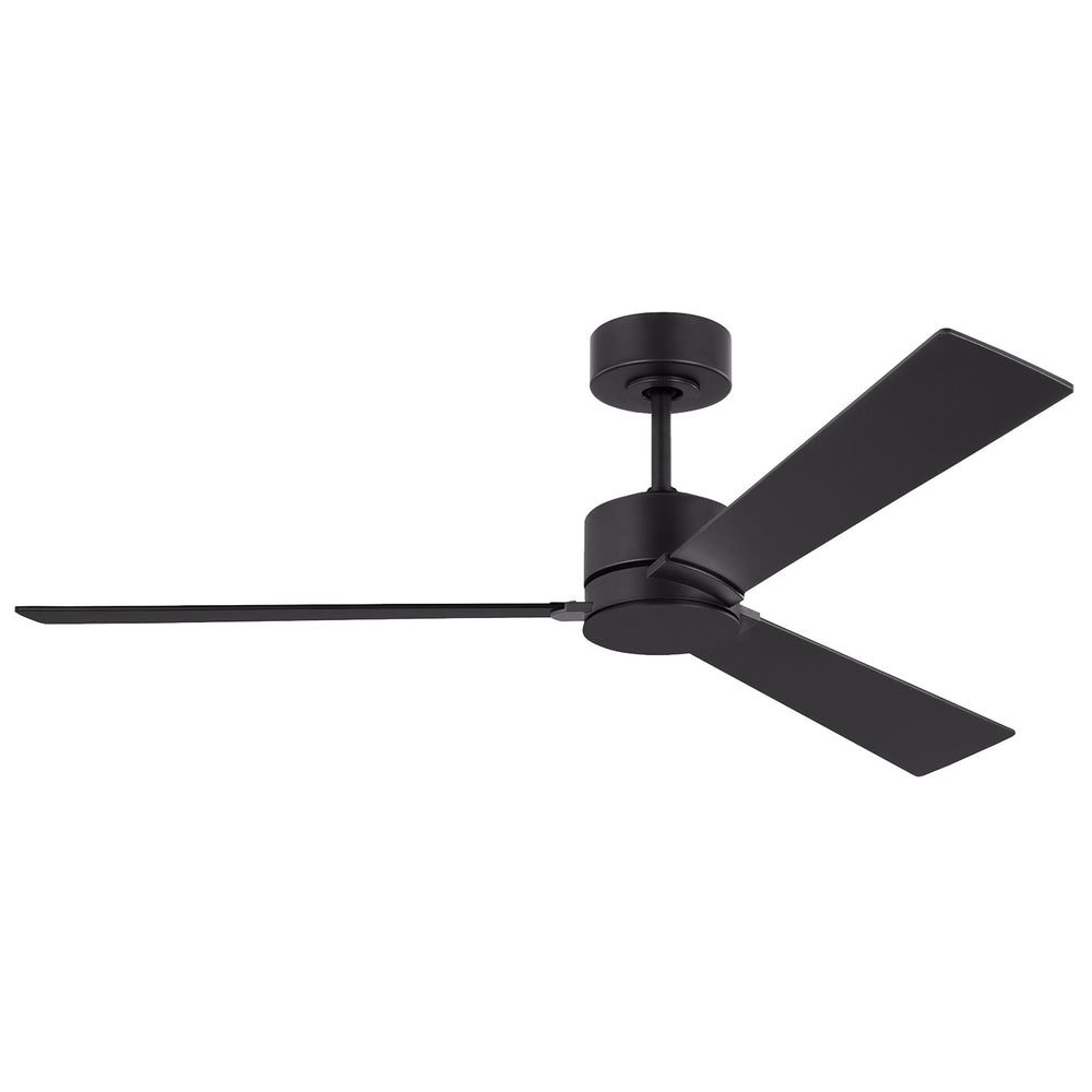 Visual Comfort Fan Canada - 52" Ceiling Fan - Rozzen - Midnight Black- Union Lighting Luminaires Decor