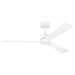 Visual Comfort Fan Canada - 52" Ceiling Fan - Rozzen - Matte White- Union Lighting Luminaires Decor