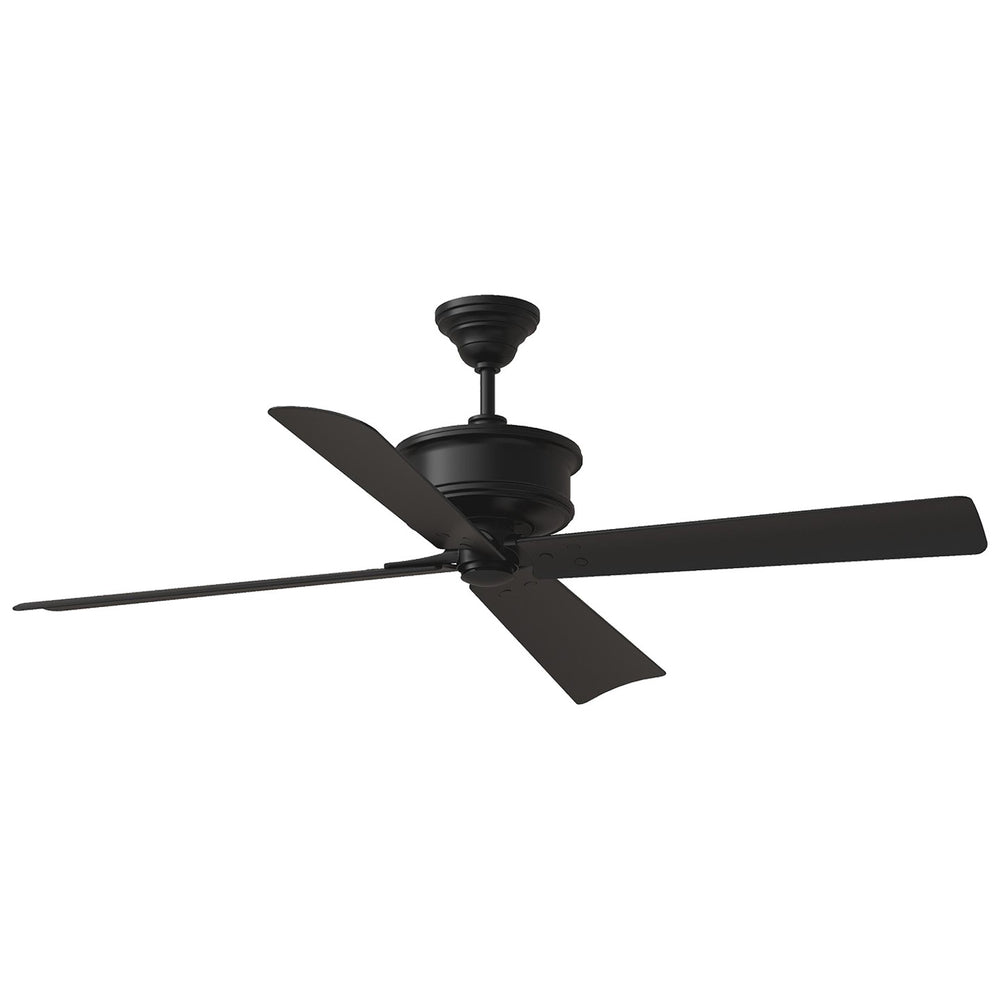 Visual Comfort Fan Canada - 56"Ceiling Fan - Subway - Midnight Black- Union Lighting Luminaires Decor