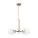 Visual Comfort Studio Canada - Five Light Chandelier - Codyn - Satin Brass- Union Lighting Luminaires Decor