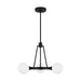 Visual Comfort Studio Canada - Three Light Chandelier - Clybourn - Midnight Black- Union Lighting Luminaires Decor