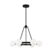 Visual Comfort Studio Canada - Six Light Chandelier - Clybourn - Midnight Black- Union Lighting Luminaires Decor
