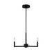 Visual Comfort Studio Canada - Three Light Chandelier - Fullton - Midnight Black- Union Lighting Luminaires Decor