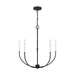 Visual Comfort Studio Canada - Five Light Chandelier - Greenwich - Midnight Black- Union Lighting Luminaires Decor