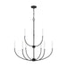 Visual Comfort Studio Canada - Nine Light Chandelier - Greenwich - Midnight Black- Union Lighting Luminaires Decor