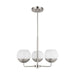 Visual Comfort Studio Canada - LED Chandelier - Alvin - Brushed Nickel- Union Lighting Luminaires Decor