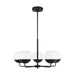 Visual Comfort Studio Canada - Five Light Chandelier - Alvin - Midnight Black- Union Lighting Luminaires Decor
